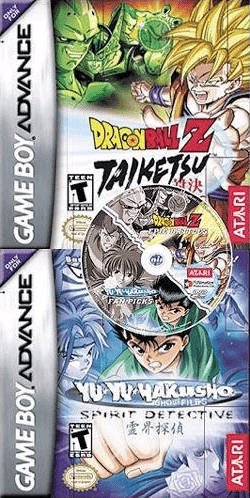 Dragon Ball Z Taiketsu & Yu-Yu Hakusho: Spirit Detective box art for GameBoy Advance